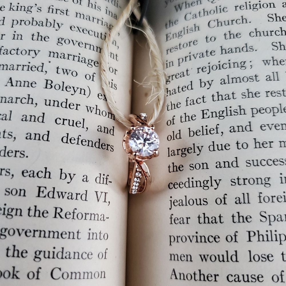 Rose gold ring